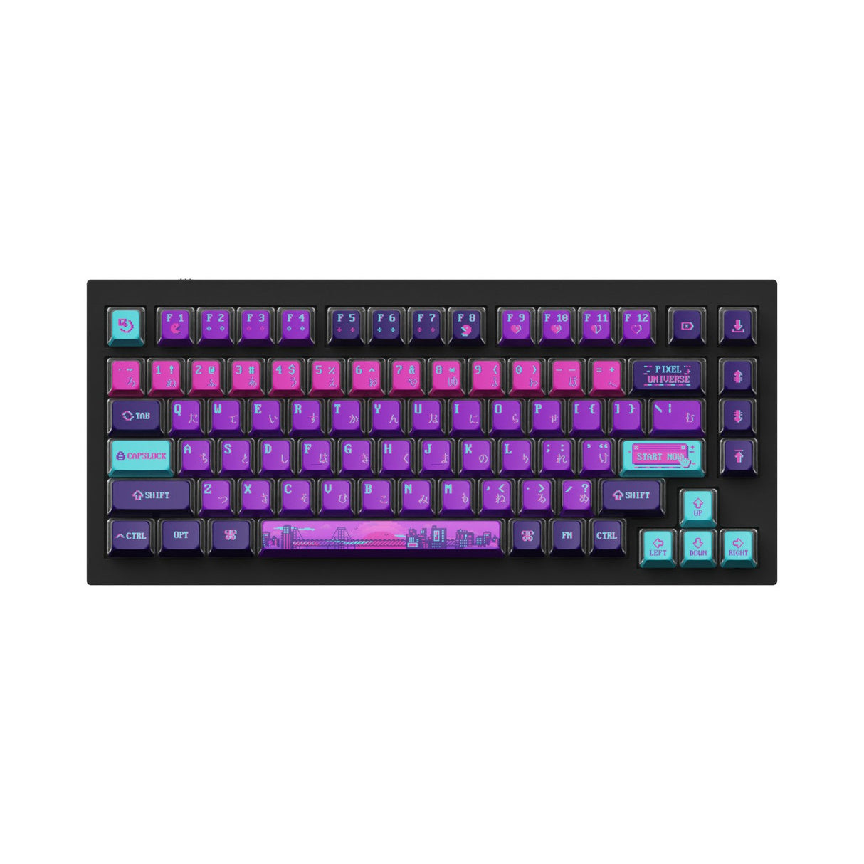 Conjunto completo de teclas OEM Dye-Sub PBT - Pixel Universe