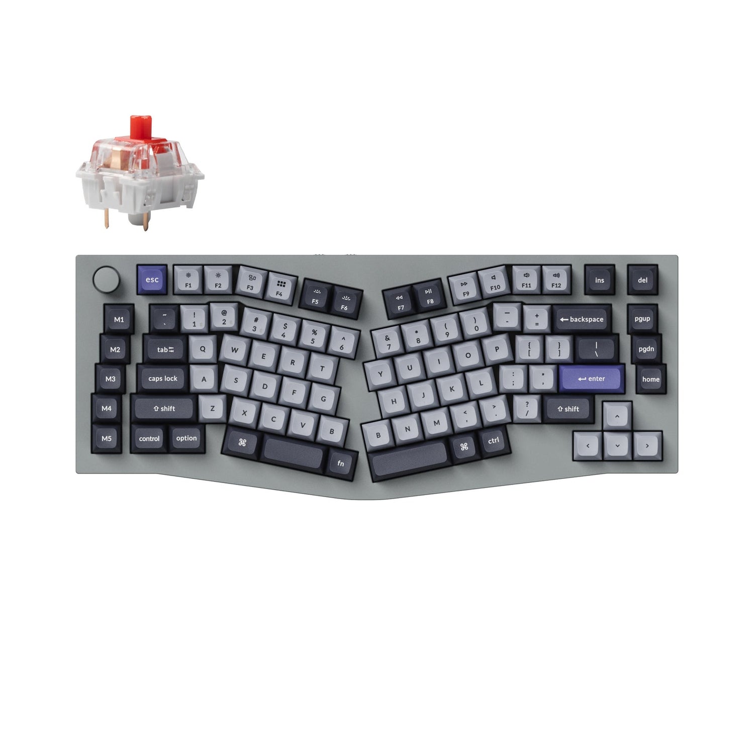 Keychron Q10 Pro (Alice Layout) Teclado mecânico personalizado sem fio QMK/VIA