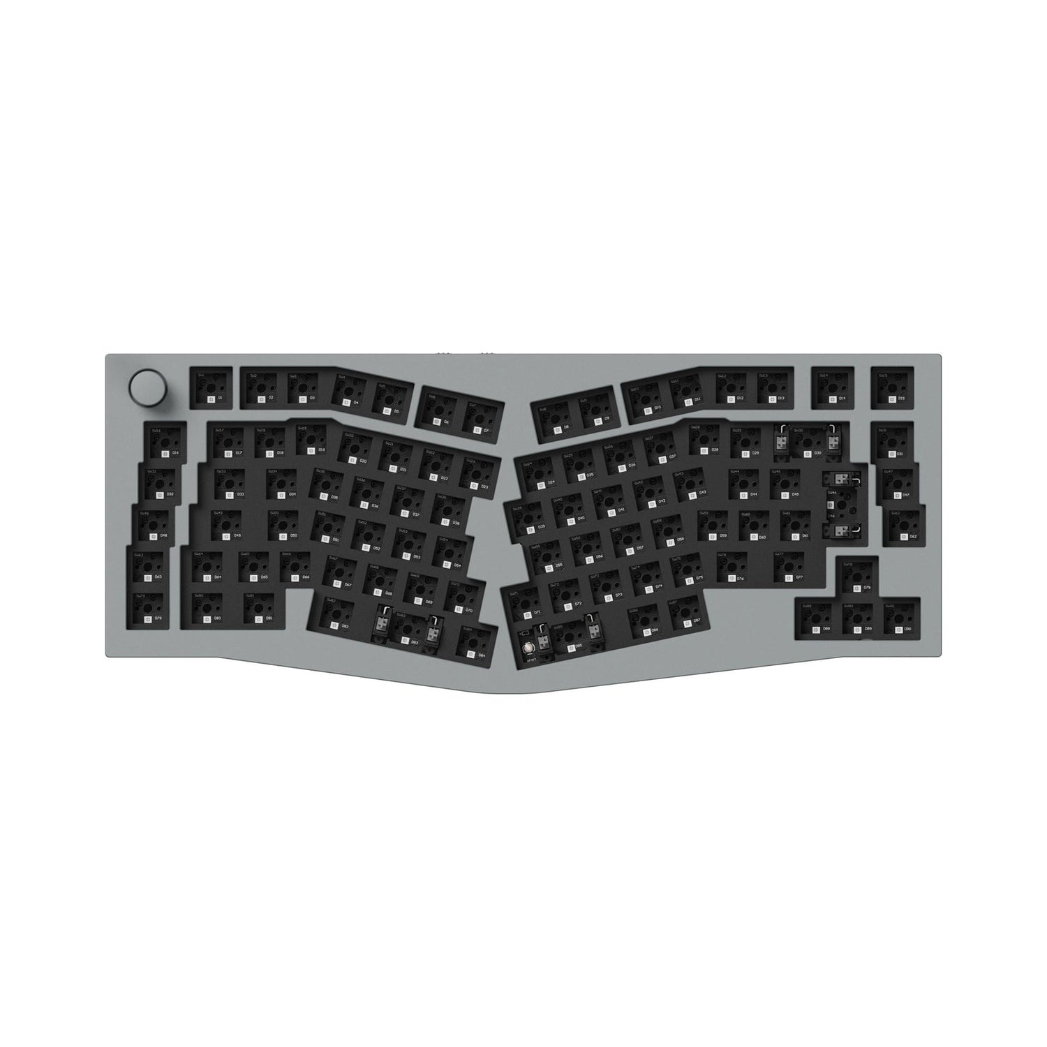 Keychron Q10 Pro (Alice Layout) Teclado mecânico personalizado sem fio QMK/VIA