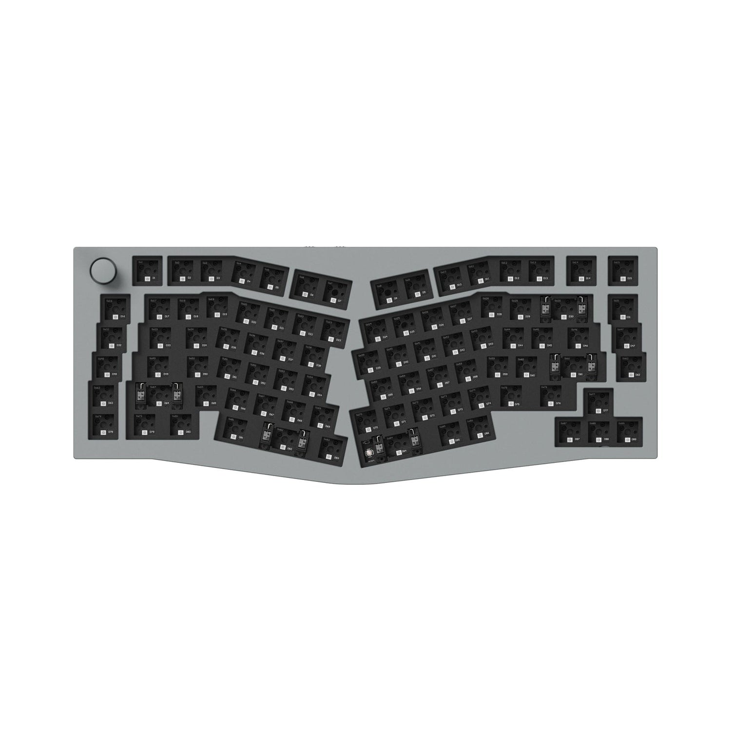 Keychron Q10 Pro (Alice Layout) Teclado mecânico personalizado sem fio QMK/VIA