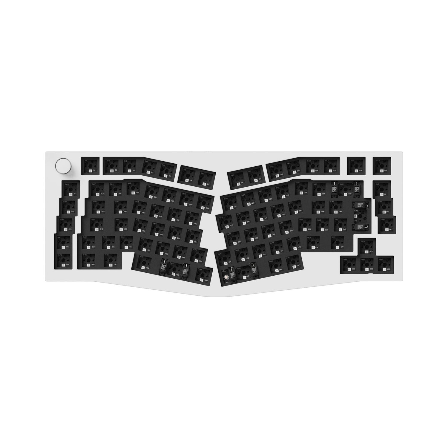 Keychron Q10 Pro (Alice Layout) Teclado mecânico personalizado sem fio QMK/VIA