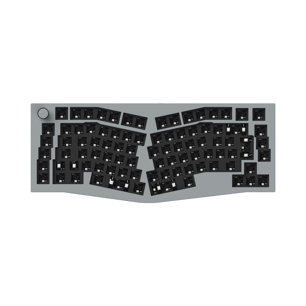 Keychron Q10 (Alice Layout) Colección de diseño ISO de teclado mecánico personalizado QMK
