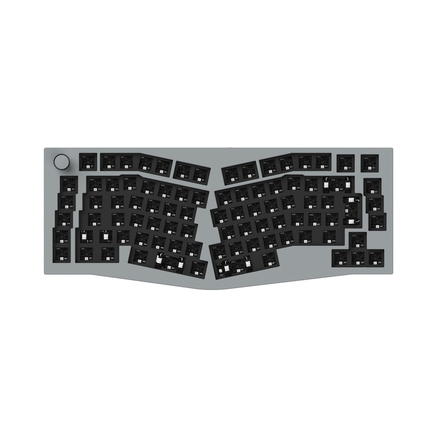 Keychron Q10 (Alice Layout) Colección de diseño ISO de teclado mecánico personalizado QMK