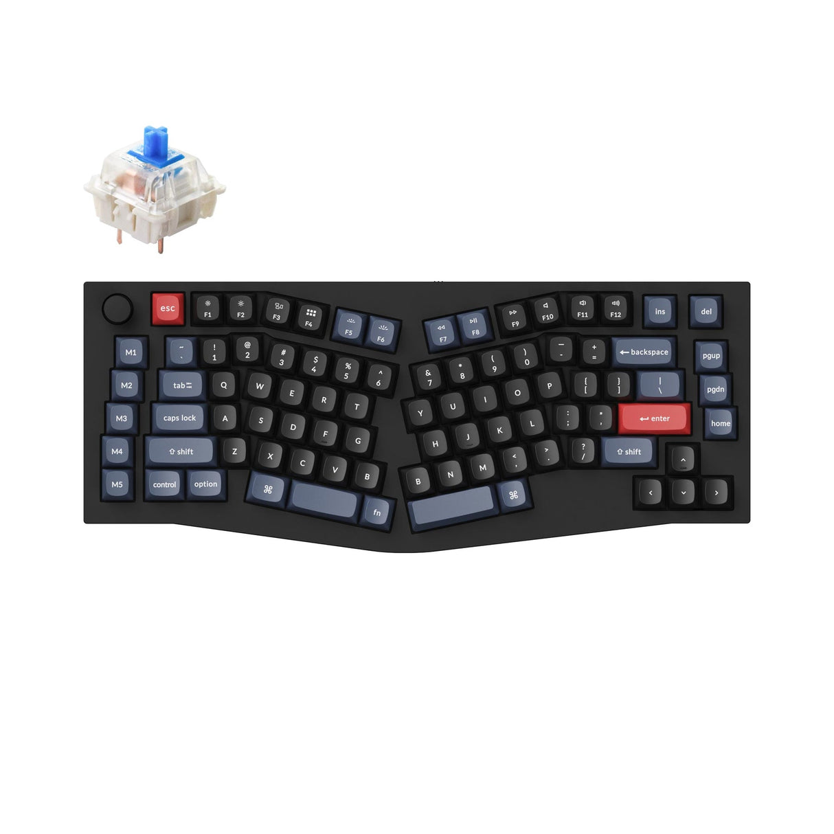 Keychron Q10 (Alice Layout) Teclado mecánico personalizado QMK