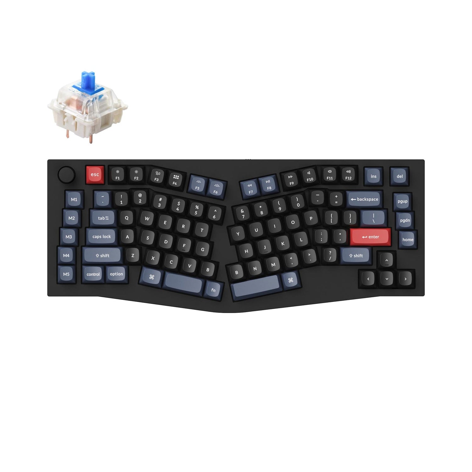 Keychron Q10 (Alice Layout) Teclado mecánico personalizado QMK