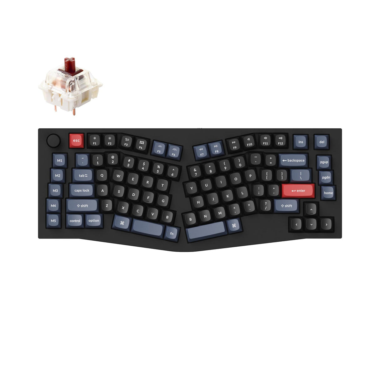 Keychron Q10 (Alice Layout) Teclado mecánico personalizado QMK