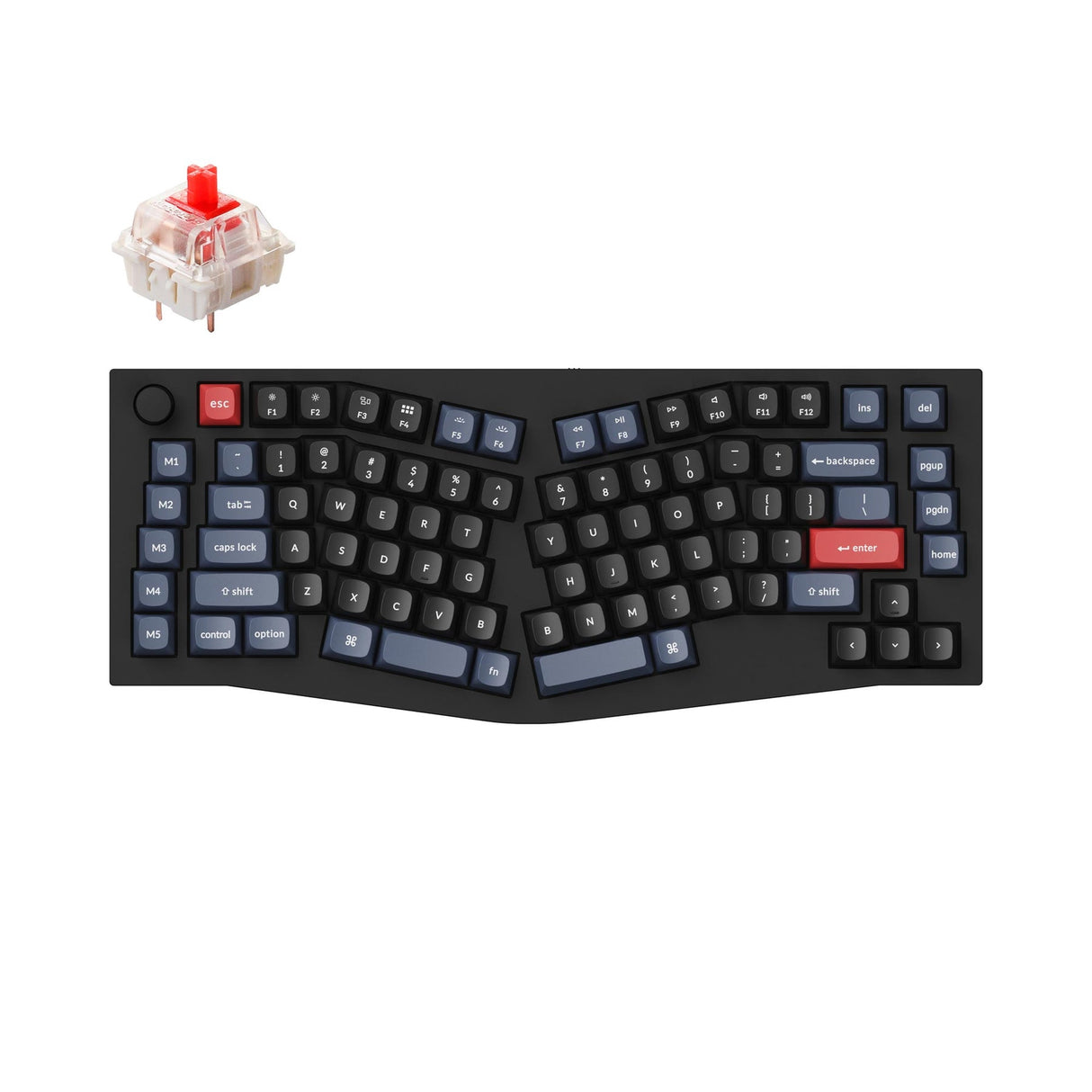 Keychron Q10 (Alice Layout) Teclado mecánico personalizado QMK