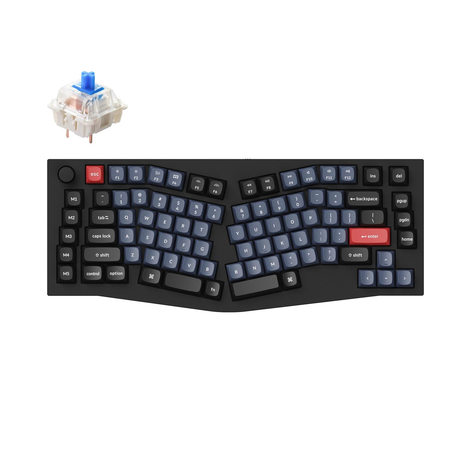 Keychron Q10 (Alice Layout) Teclado mecánico personalizado QMK