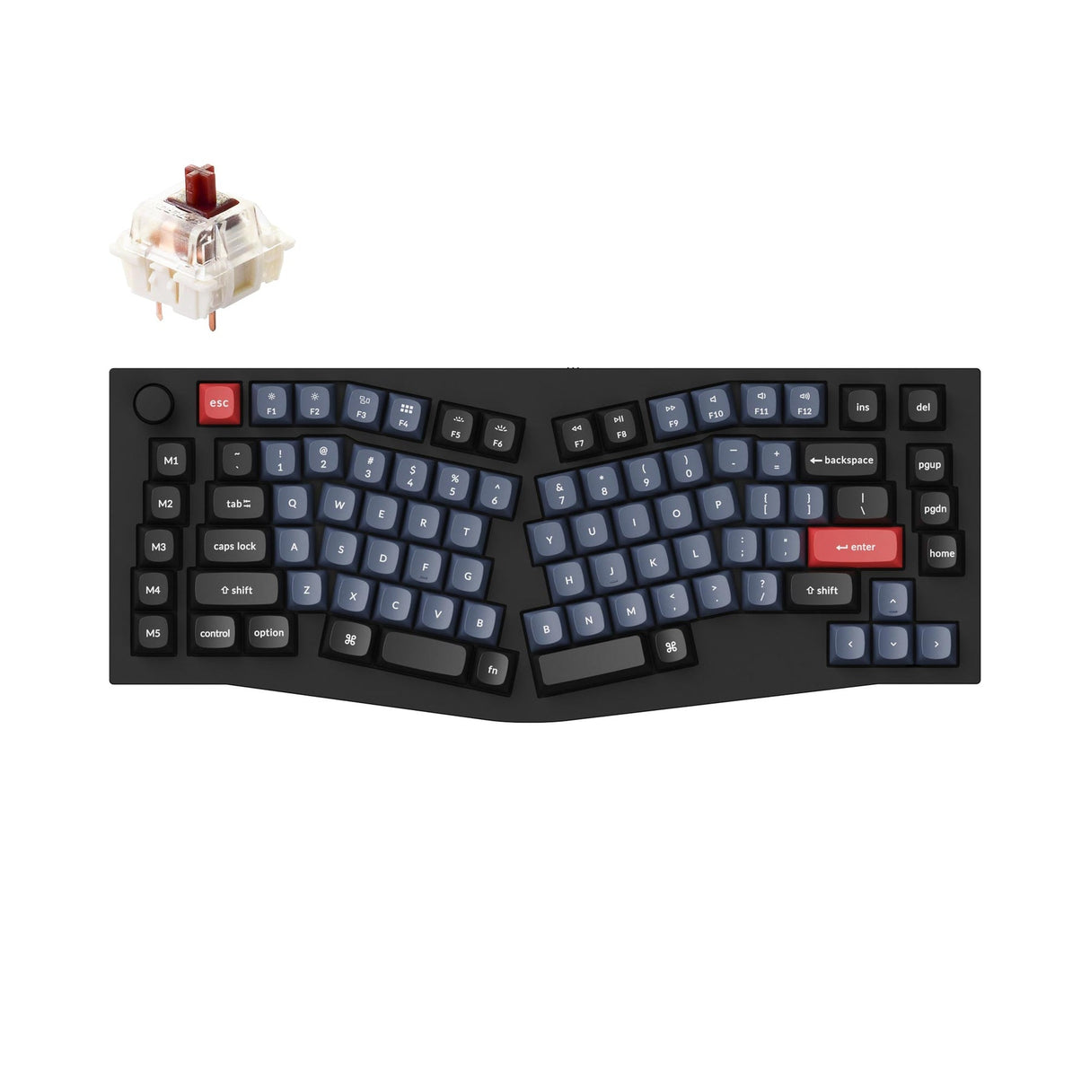 Keychron Q10 (Alice Layout) Teclado mecánico personalizado QMK