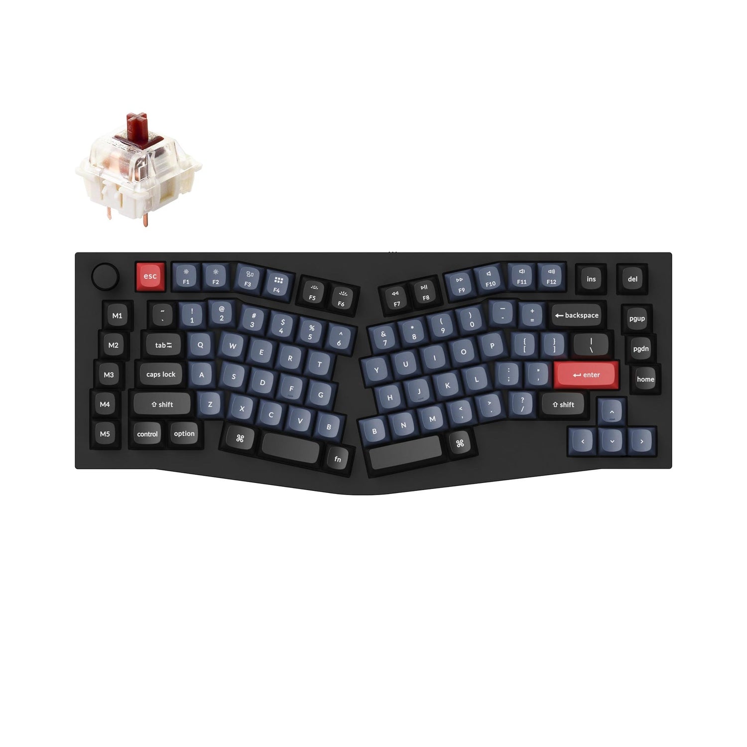 Keychron Q10 (Alice Layout) Teclado mecánico personalizado QMK