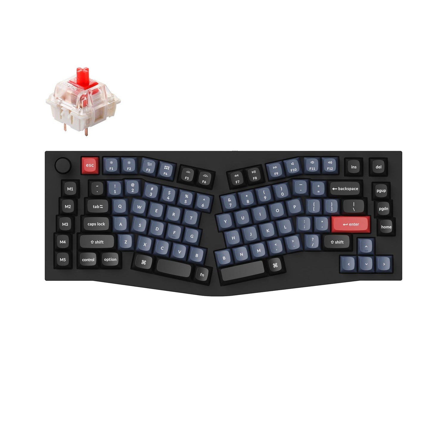 Keychron Q10 (Alice Layout) Teclado mecánico personalizado QMK