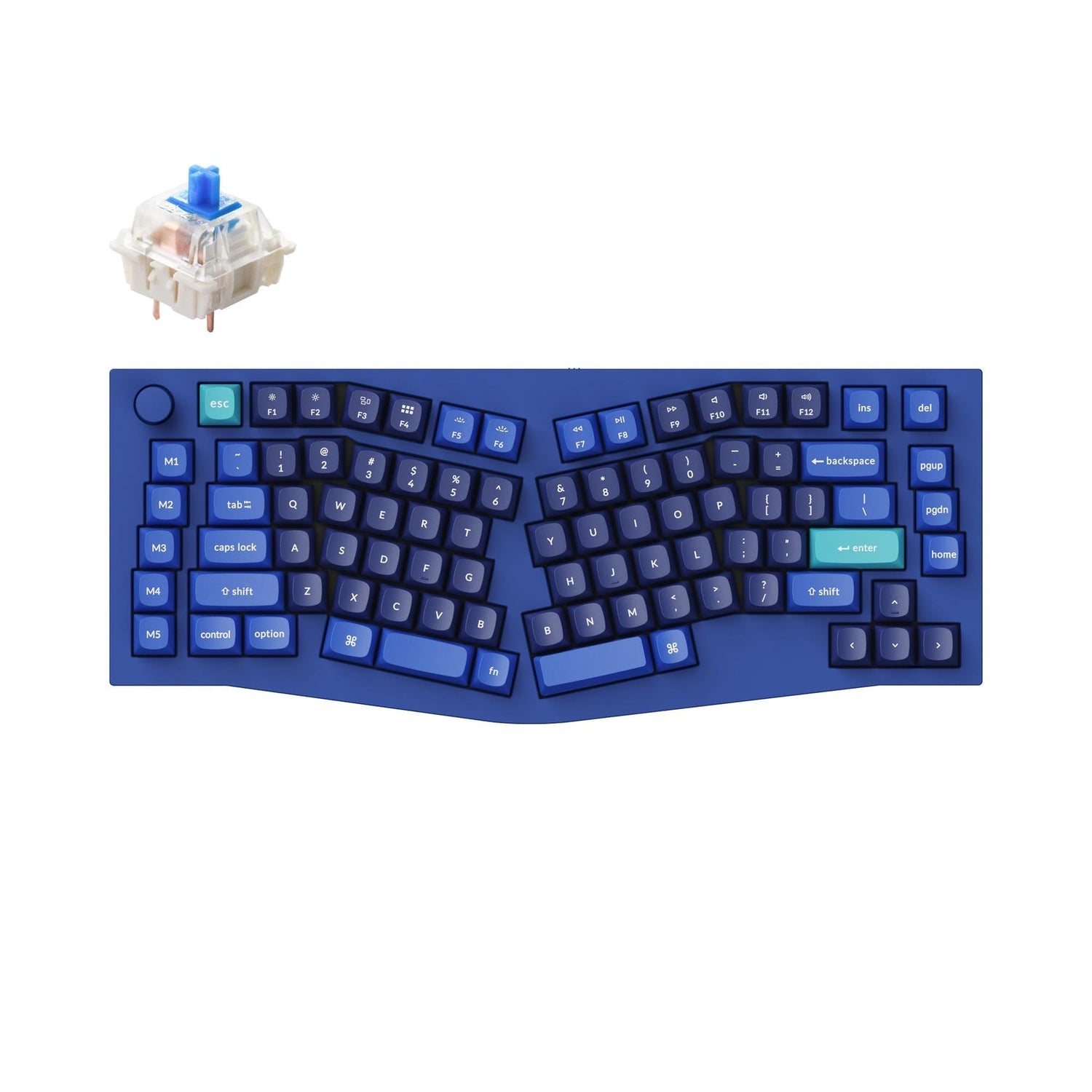 Keychron Q10 (Alice Layout) Teclado mecánico personalizado QMK