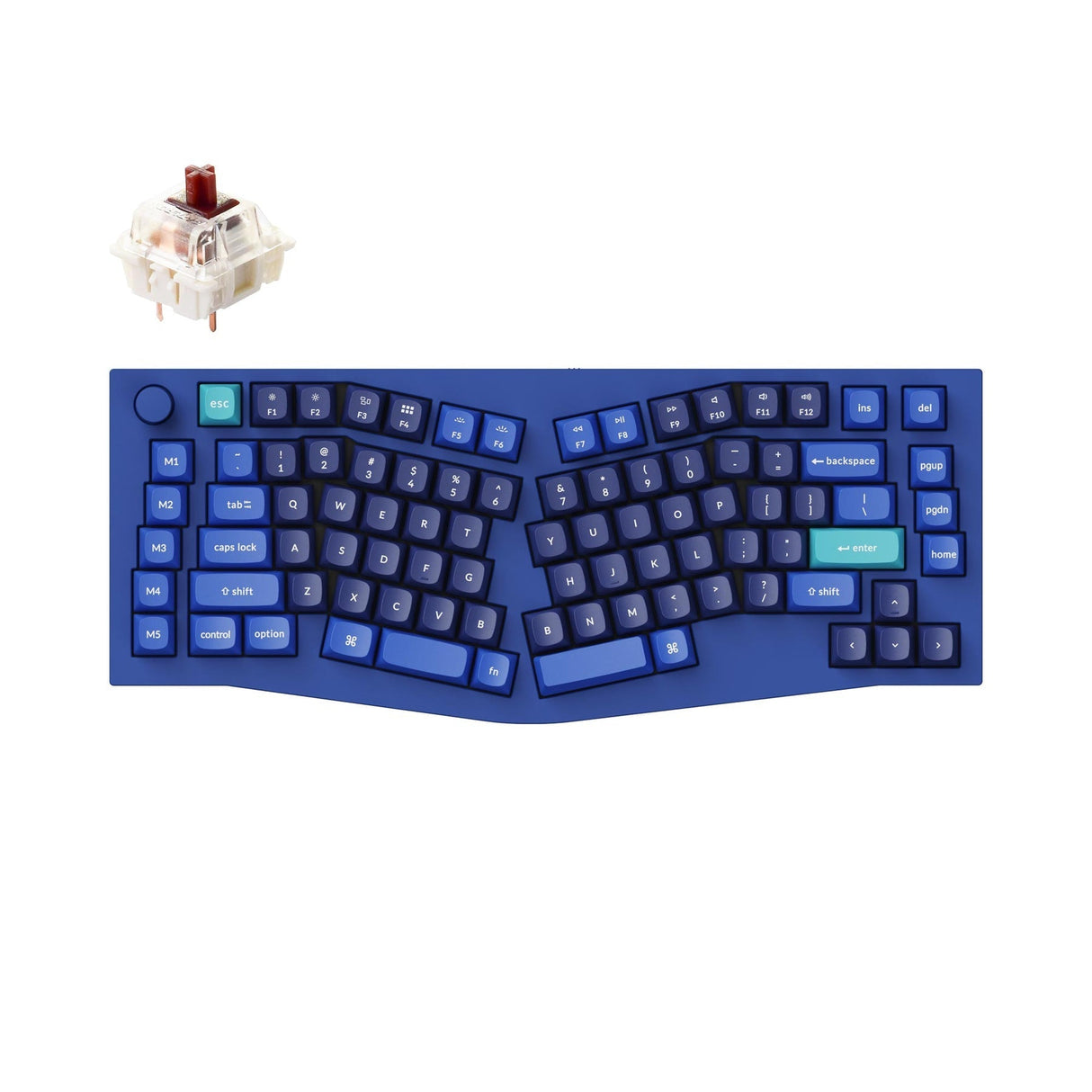 Keychron Q10 (Alice Layout) Teclado mecánico personalizado QMK