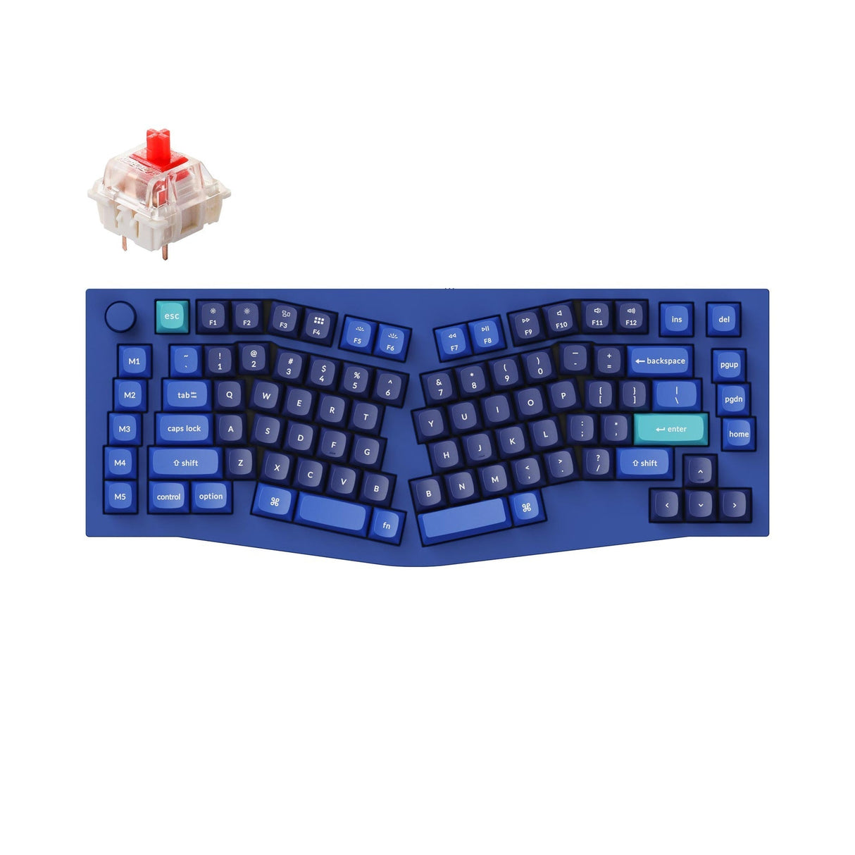 Keychron Q10 (Alice Layout) Teclado mecánico personalizado QMK