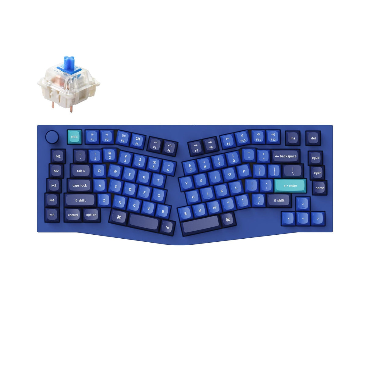 Keychron Q10 (Alice Layout) Teclado mecánico personalizado QMK