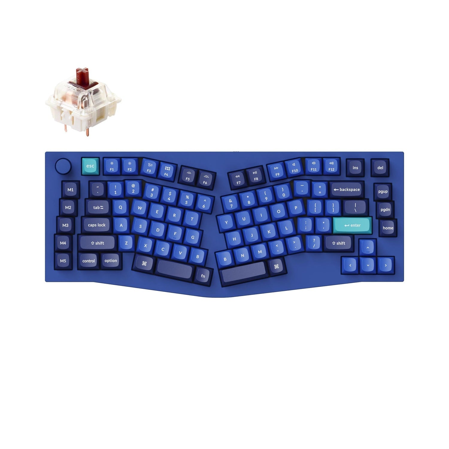 Keychron Q10 (Alice Layout) Teclado mecánico personalizado QMK