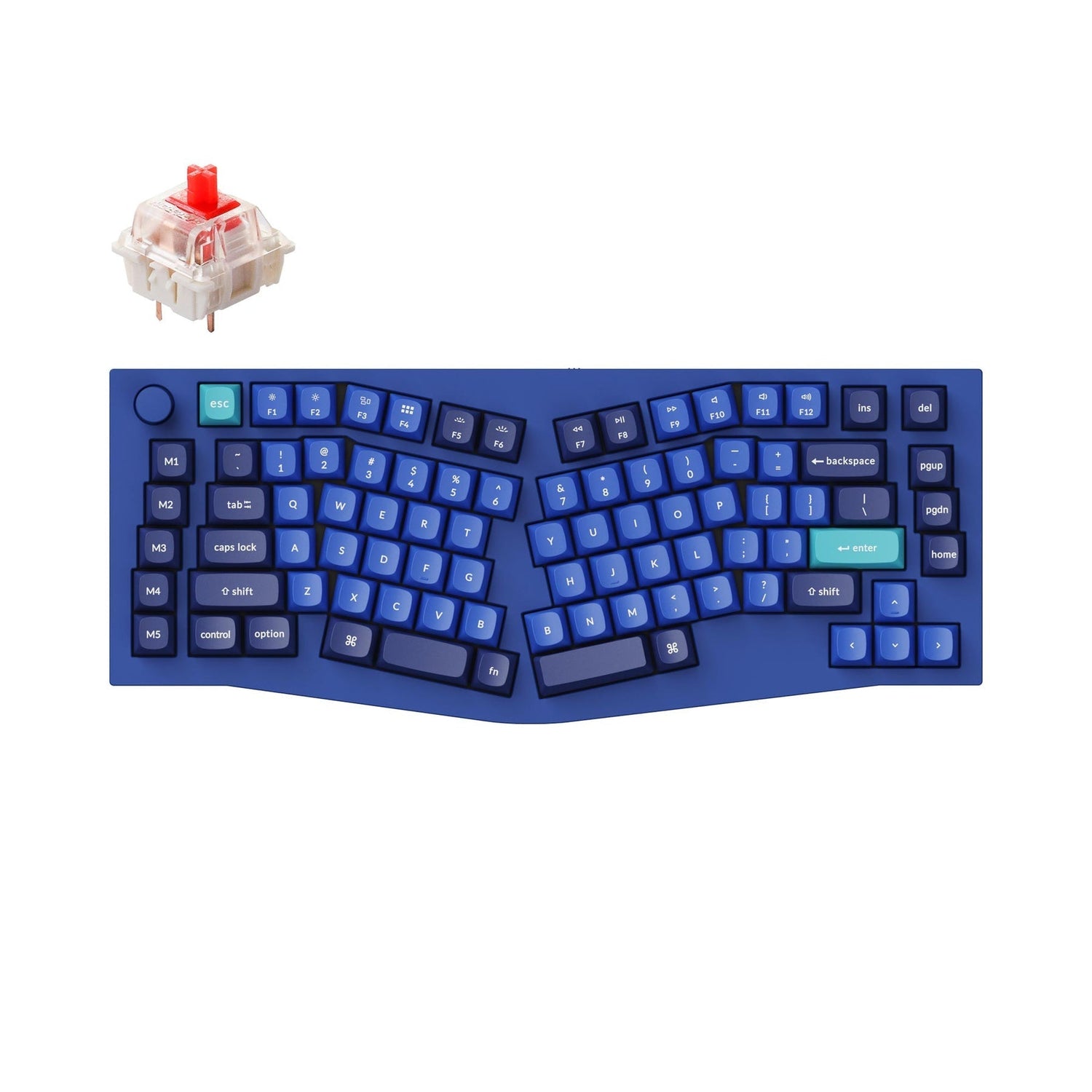 Keychron Q10 (Alice Layout) Teclado mecánico personalizado QMK