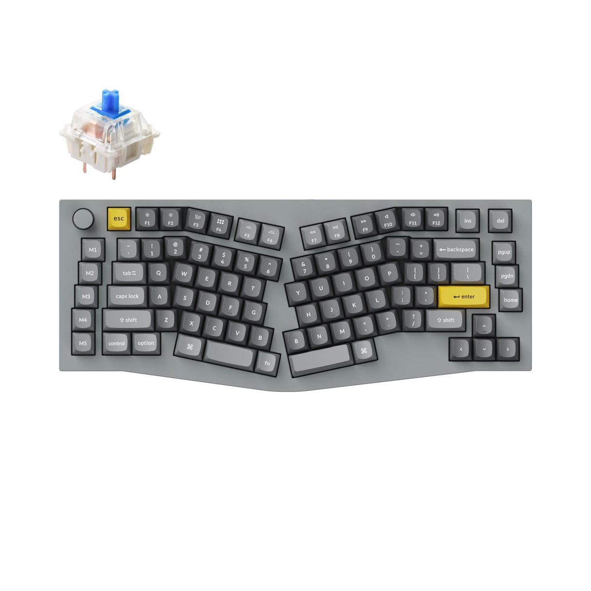 Keychron Q10 (Alice Layout) Teclado mecánico personalizado QMK