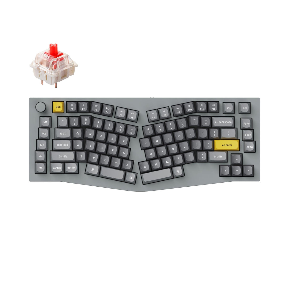 Keychron Q10 (Alice Layout) Teclado mecánico personalizado QMK