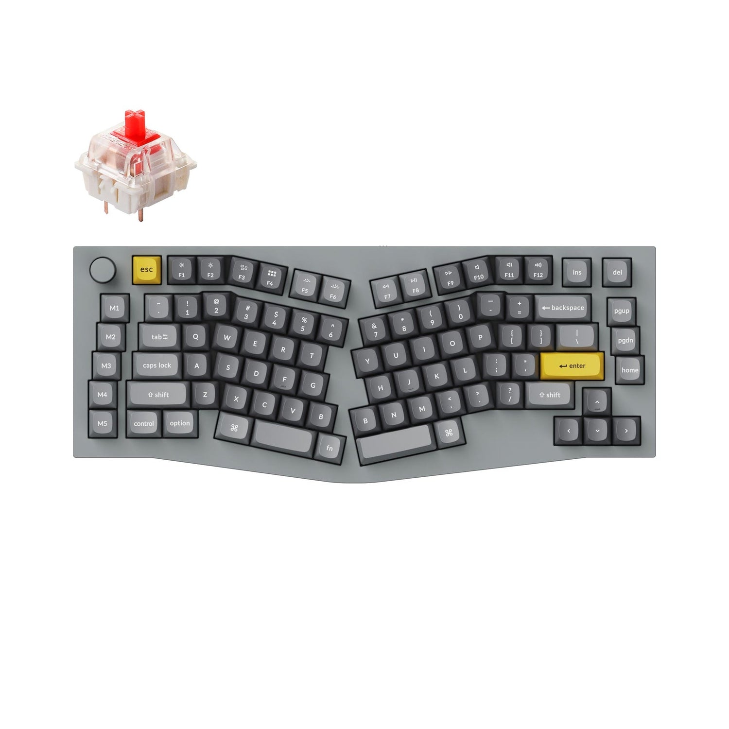 Keychron Q10 (Alice Layout) Teclado mecánico personalizado QMK