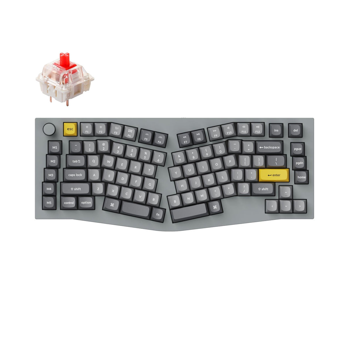 Keychron Q10 (Alice Layout) Teclado mecánico personalizado QMK