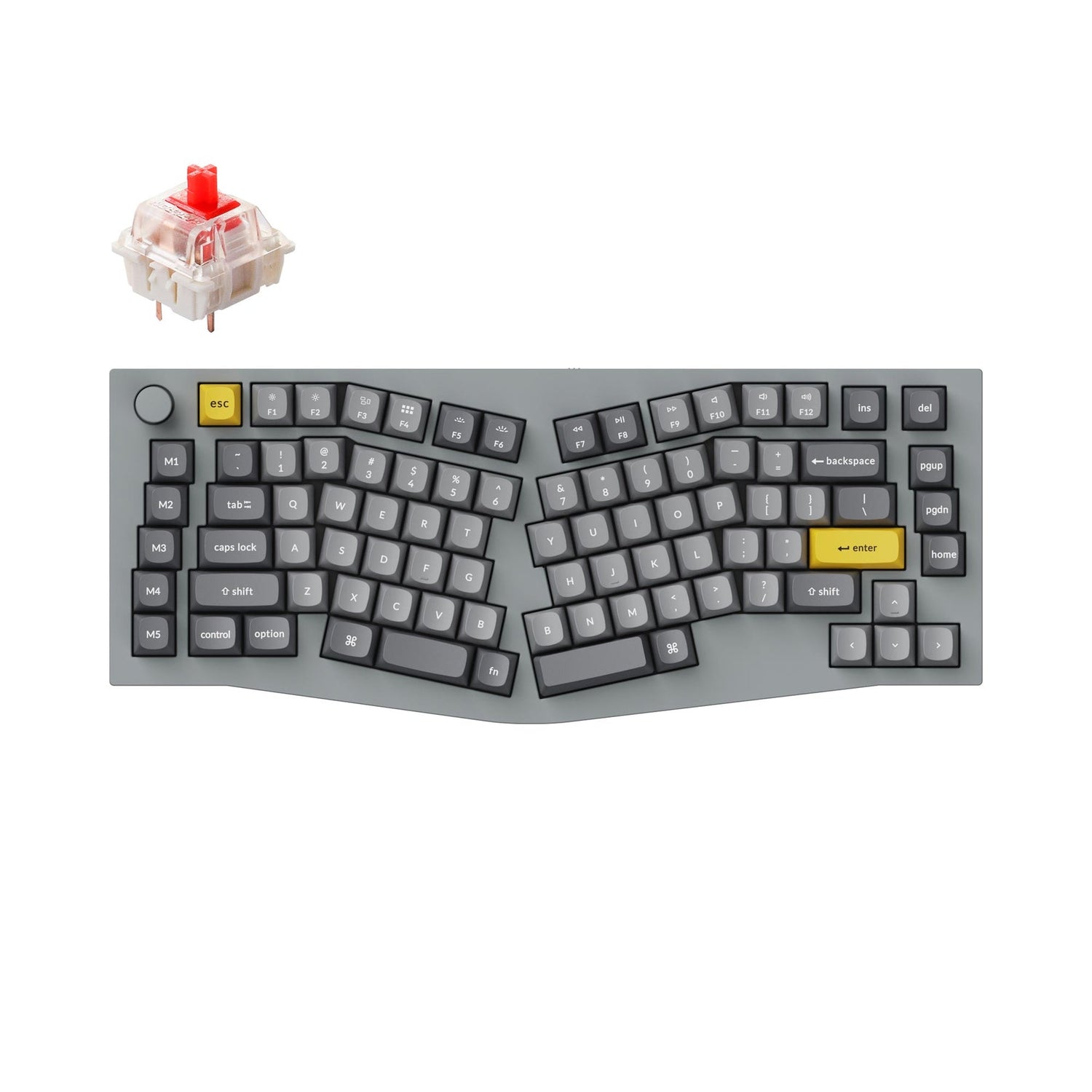 Keychron Q10 (Alice Layout) Teclado mecánico personalizado QMK