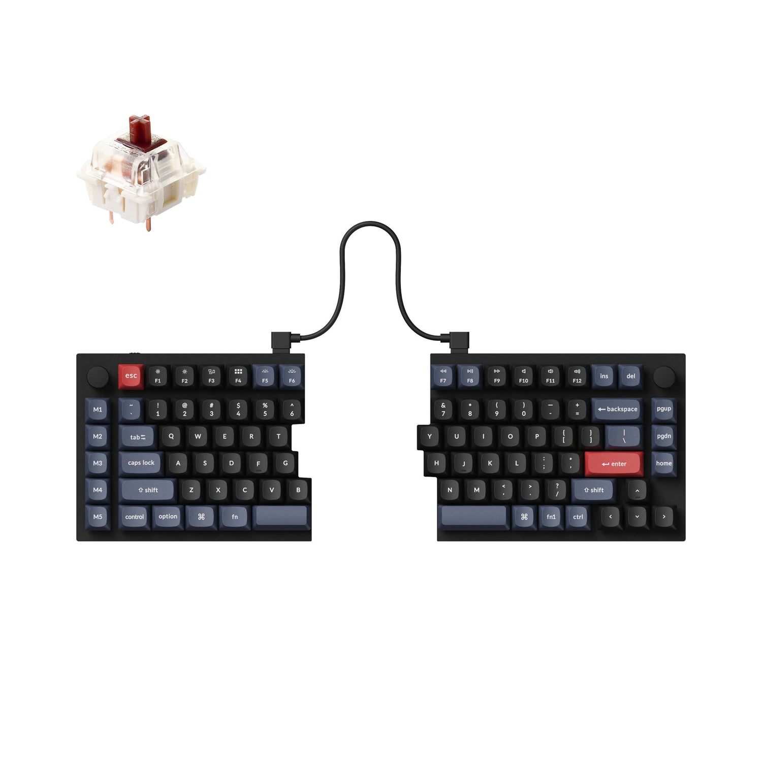 Teclado mecânico personalizado Keychron Q11 QMK