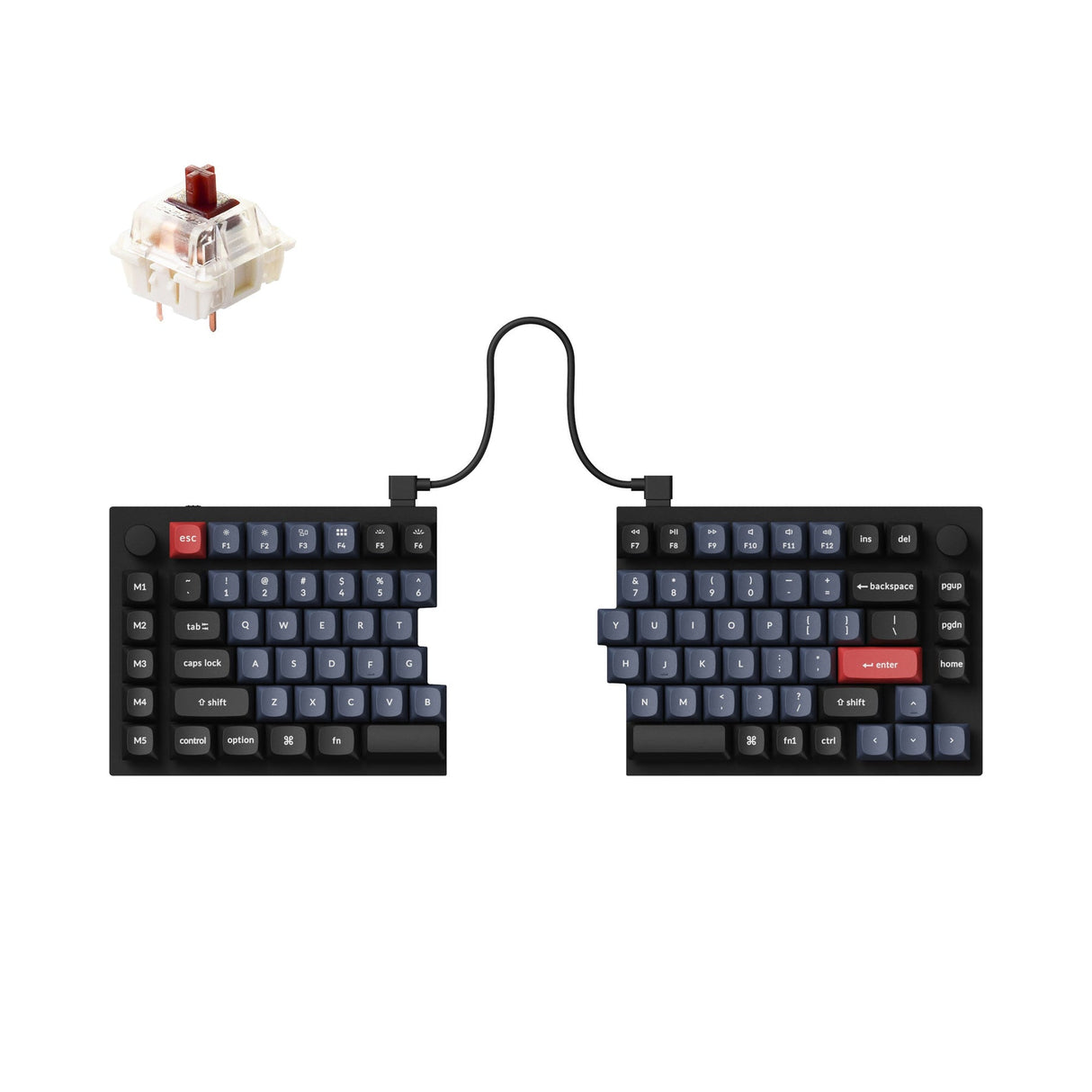 Teclado mecânico personalizado Keychron Q11 QMK