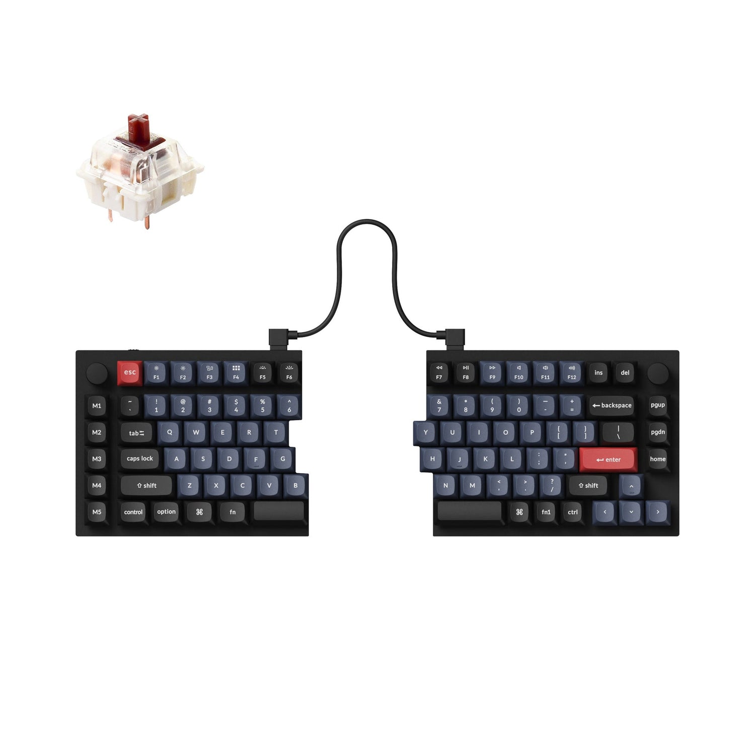Teclado mecânico personalizado Keychron Q11 QMK