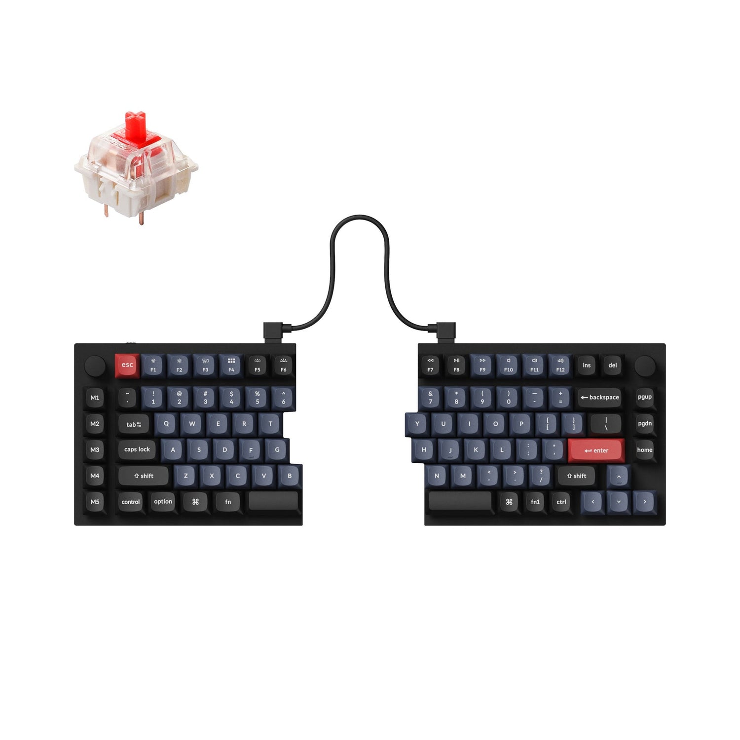 Teclado mecânico personalizado Keychron Q11 QMK