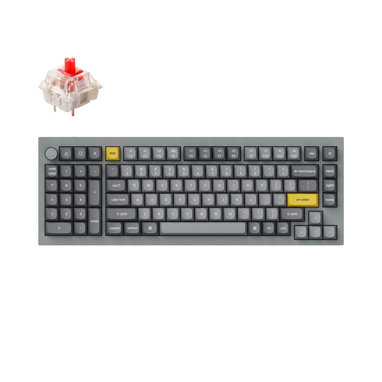 Teclado mecánico personalizado Keychron Q12 QMK