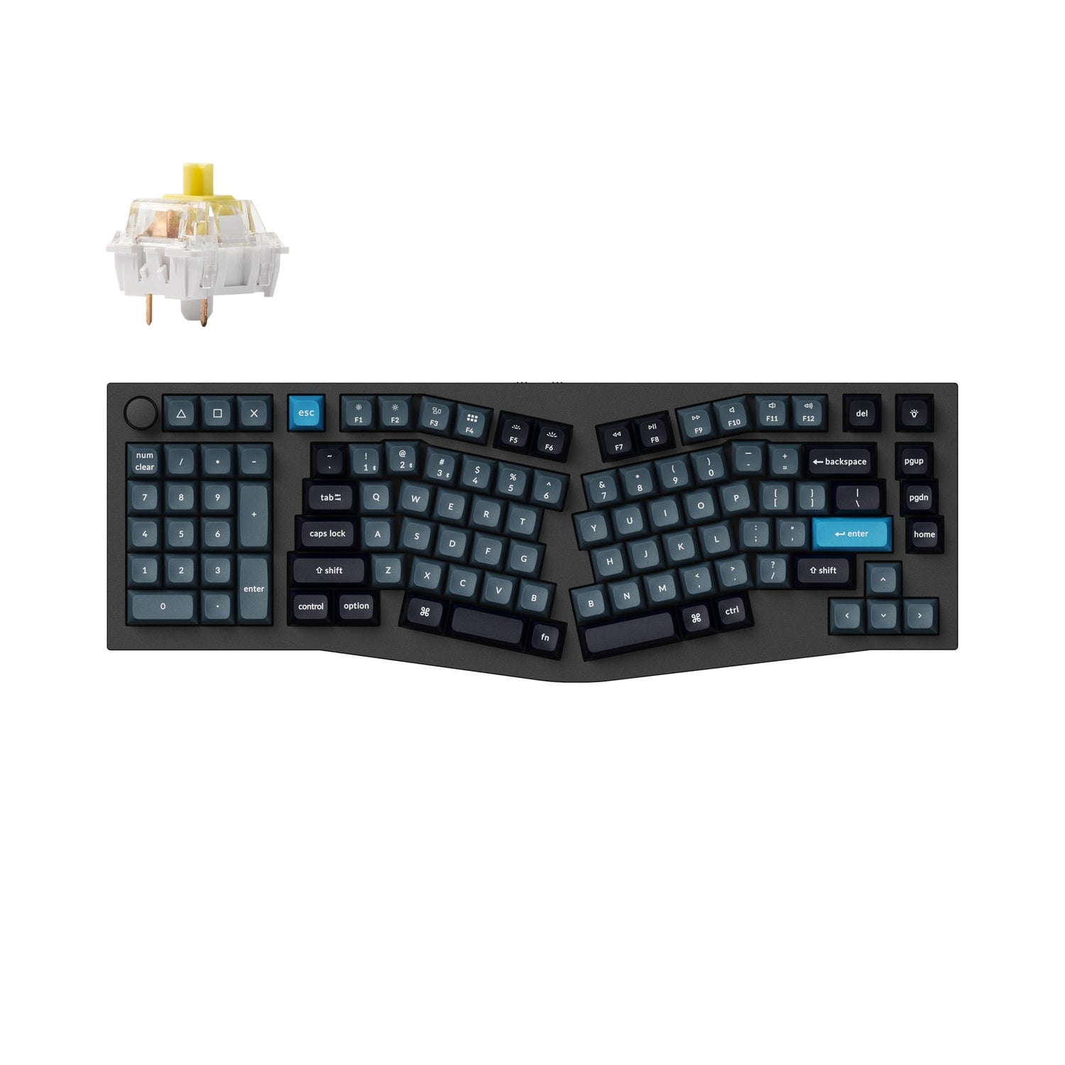 Keychron Q14 Pro (Alice Layout) Teclado mecânico personalizado sem fio QMK/VIA