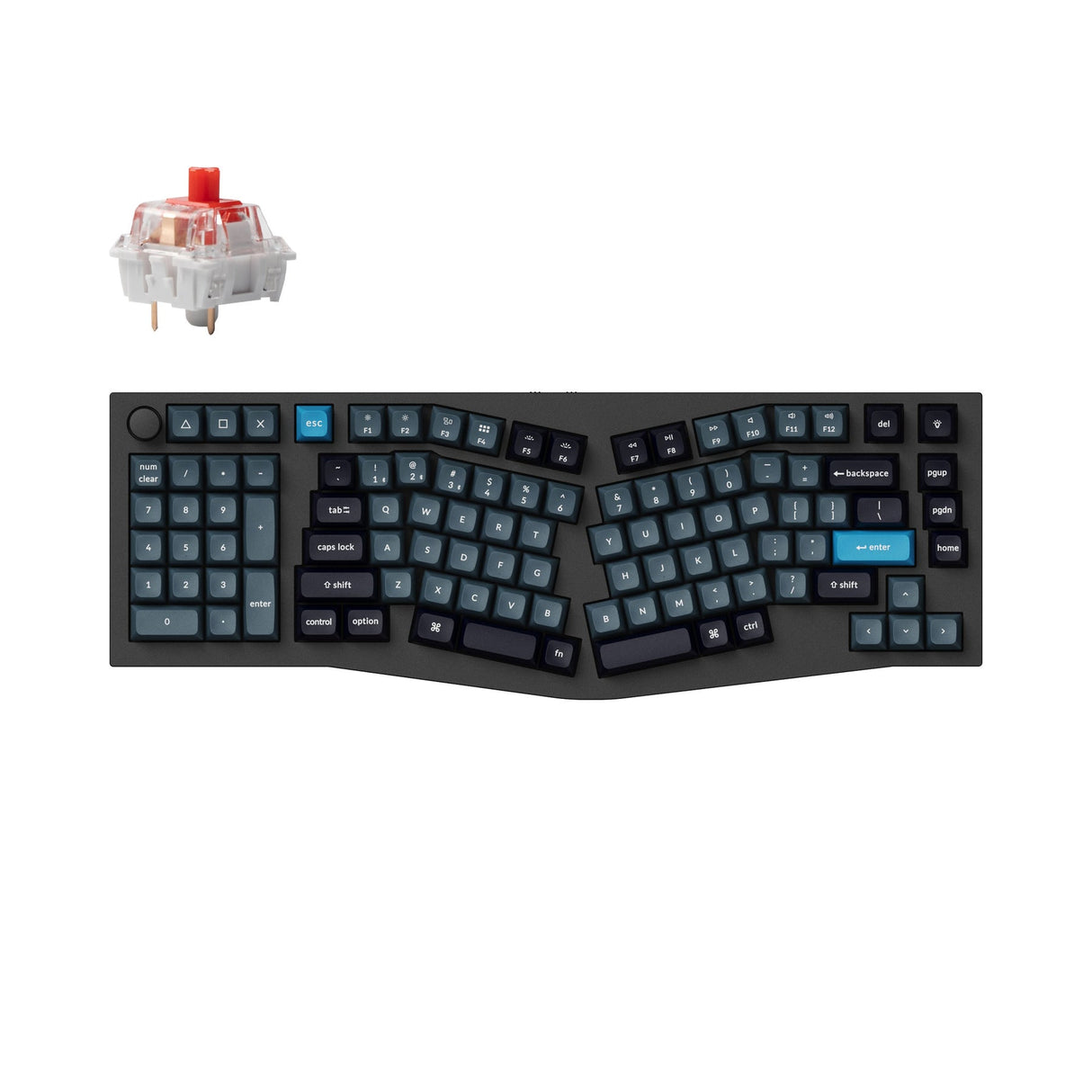 Keychron Q14 Pro (Alice Layout) Teclado mecânico personalizado sem fio QMK/VIA