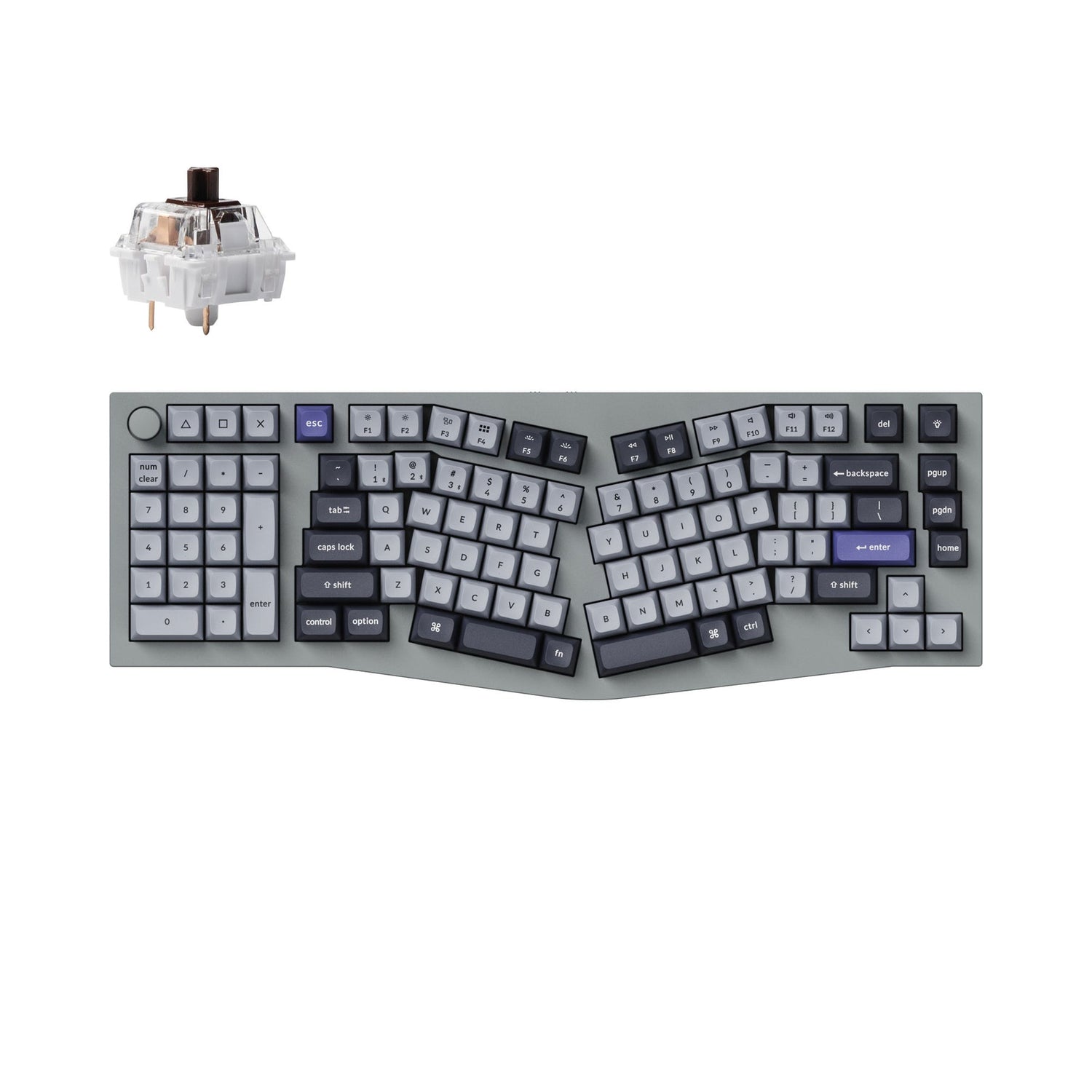 Keychron Q14 Pro (Alice Layout) Teclado mecânico personalizado sem fio QMK/VIA