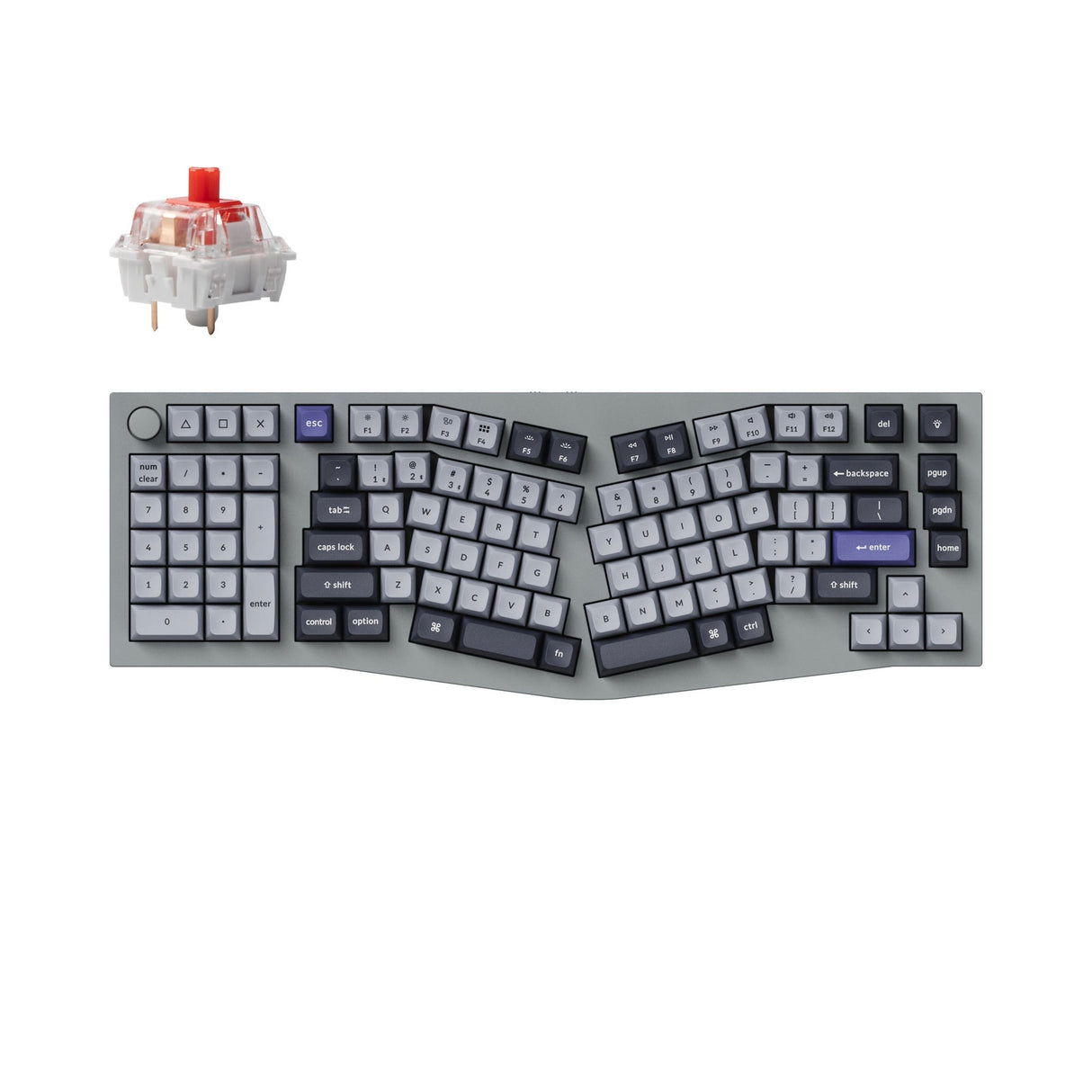Keychron Q14 Pro (Alice Layout) Teclado mecânico personalizado sem fio QMK/VIA