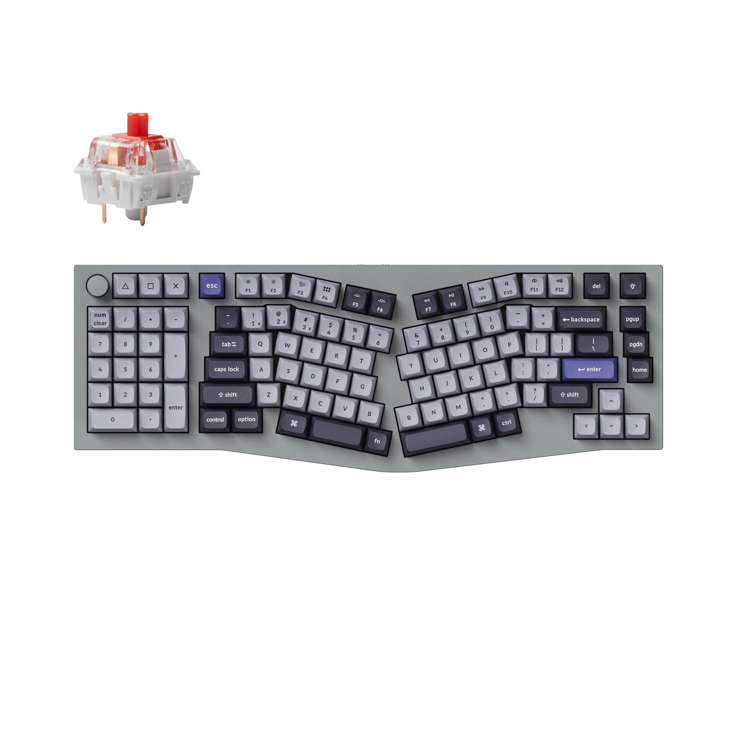 Keychron Q14 Pro (Alice Layout) Teclado mecânico personalizado sem fio QMK/VIA