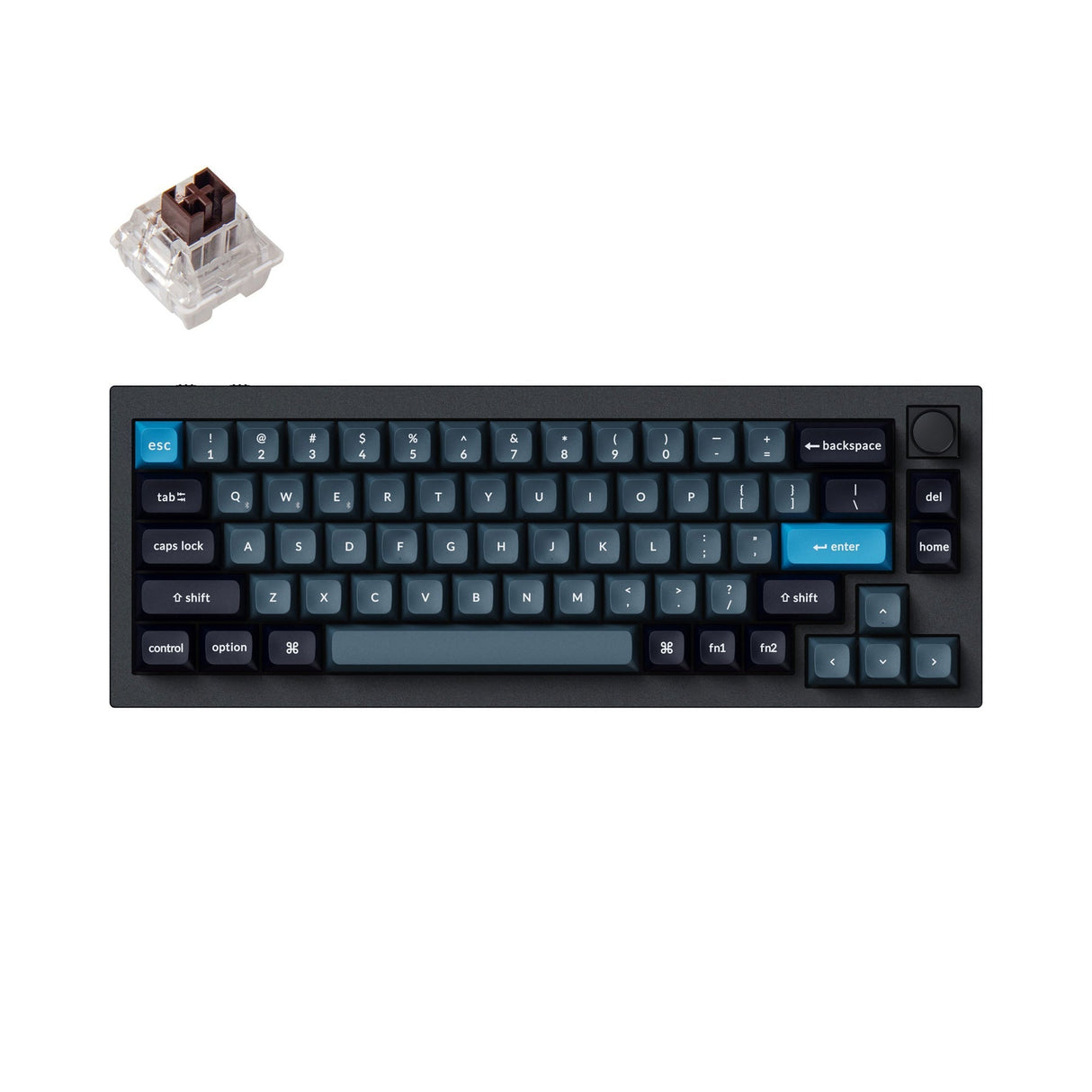 Teclado mecânico personalizado sem fio Keychron Q2 Pro QMK/VIA