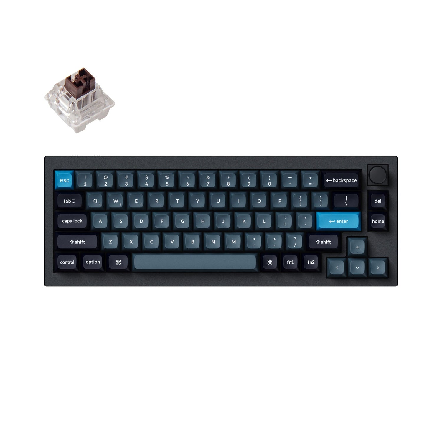 Teclado mecânico personalizado sem fio Keychron Q2 Pro QMK/VIA