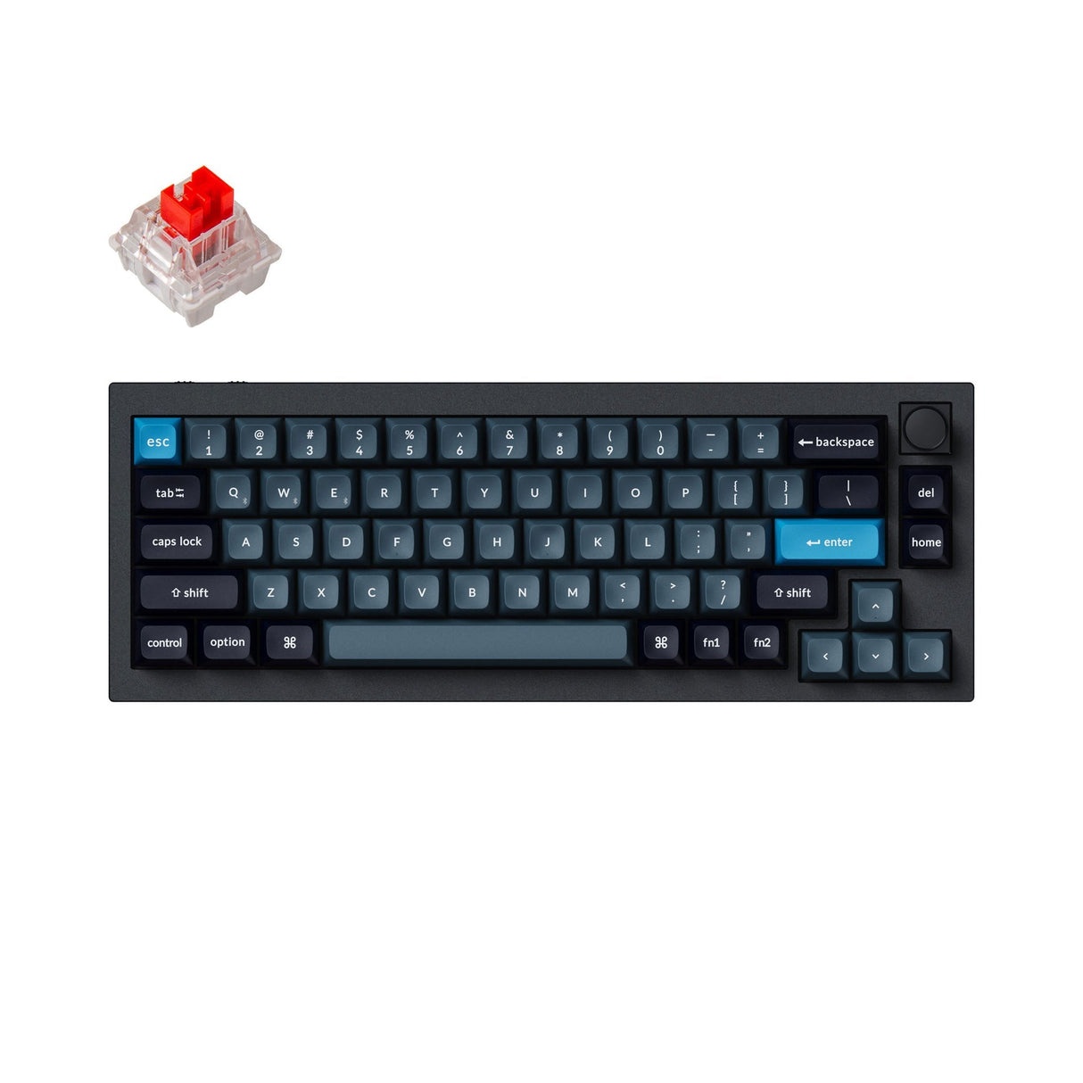 Teclado mecânico personalizado sem fio Keychron Q2 Pro QMK/VIA