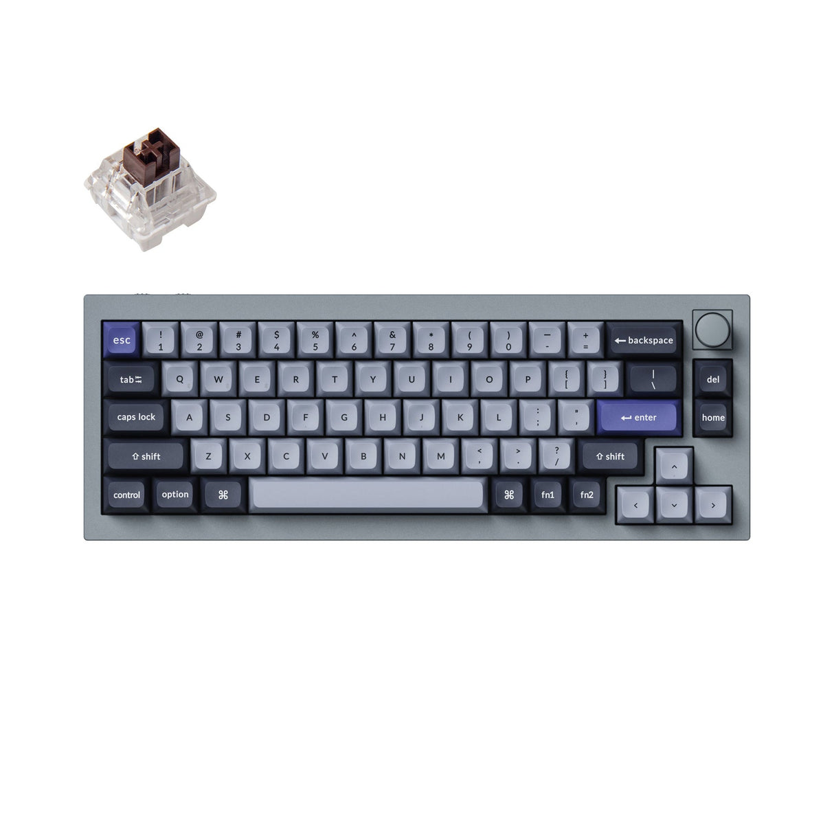 Teclado mecânico personalizado sem fio Keychron Q2 Pro QMK/VIA