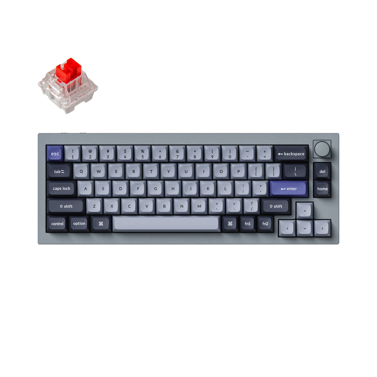 Teclado mecânico personalizado sem fio Keychron Q2 Pro QMK/VIA