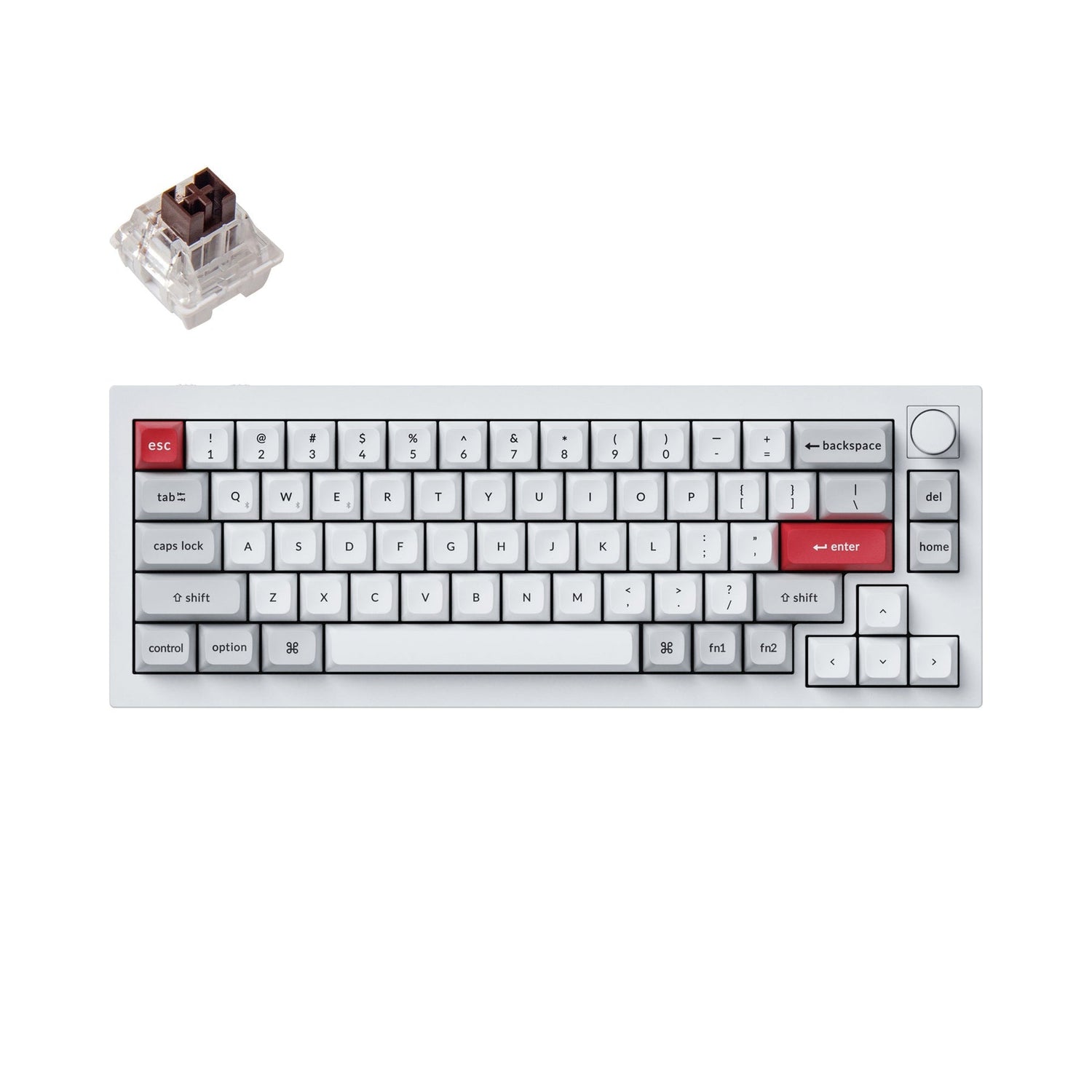 Teclado mecânico personalizado sem fio Keychron Q2 Pro QMK/VIA