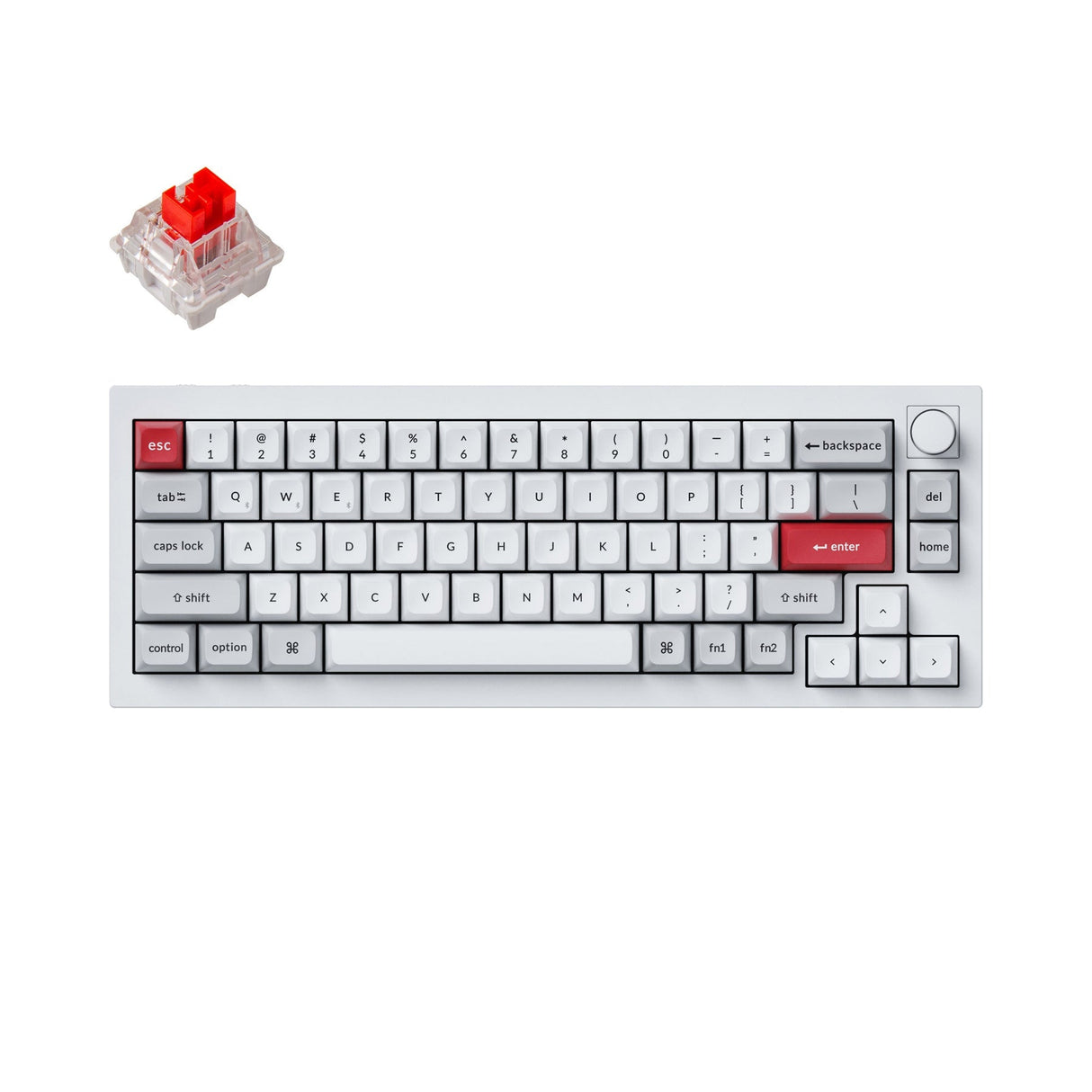 Teclado mecânico personalizado sem fio Keychron Q2 Pro QMK/VIA