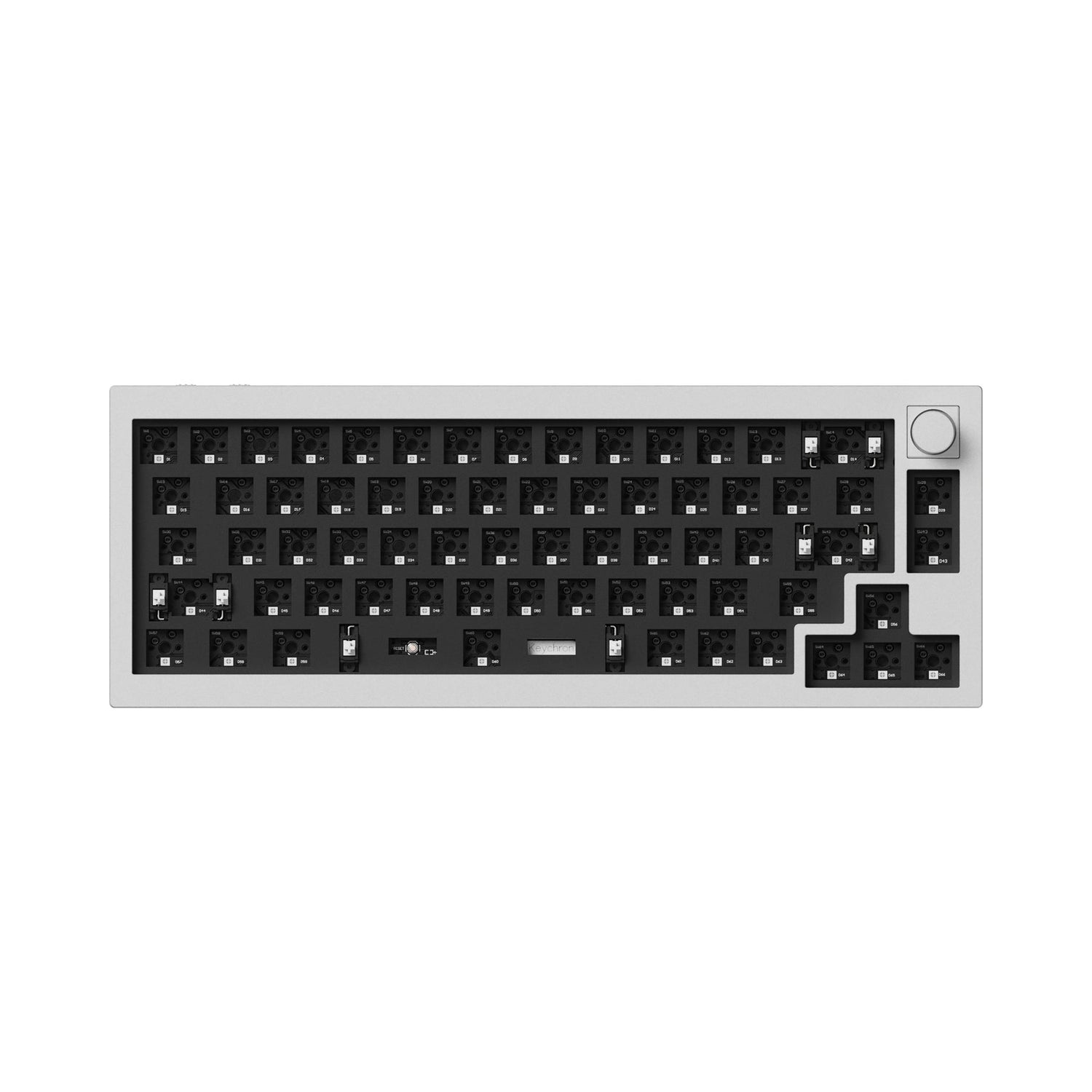Teclado mecânico personalizado sem fio Keychron Q2 Pro QMK/VIA