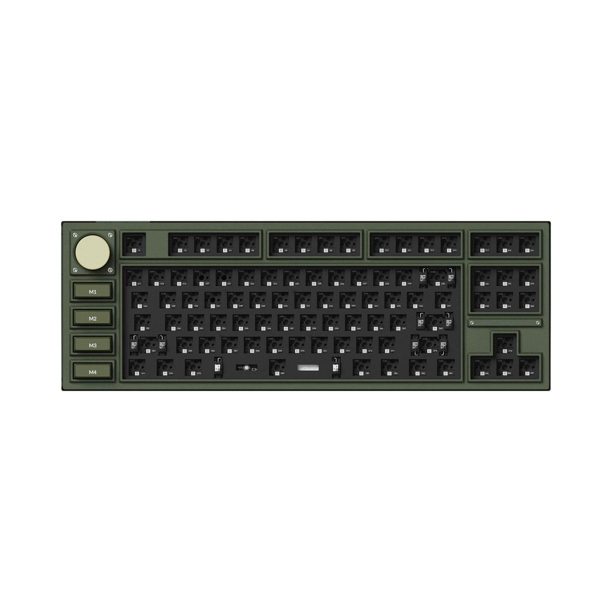 Teclado mecânico personalizado sem fio Keychron Q3 Pro QMK/VIA