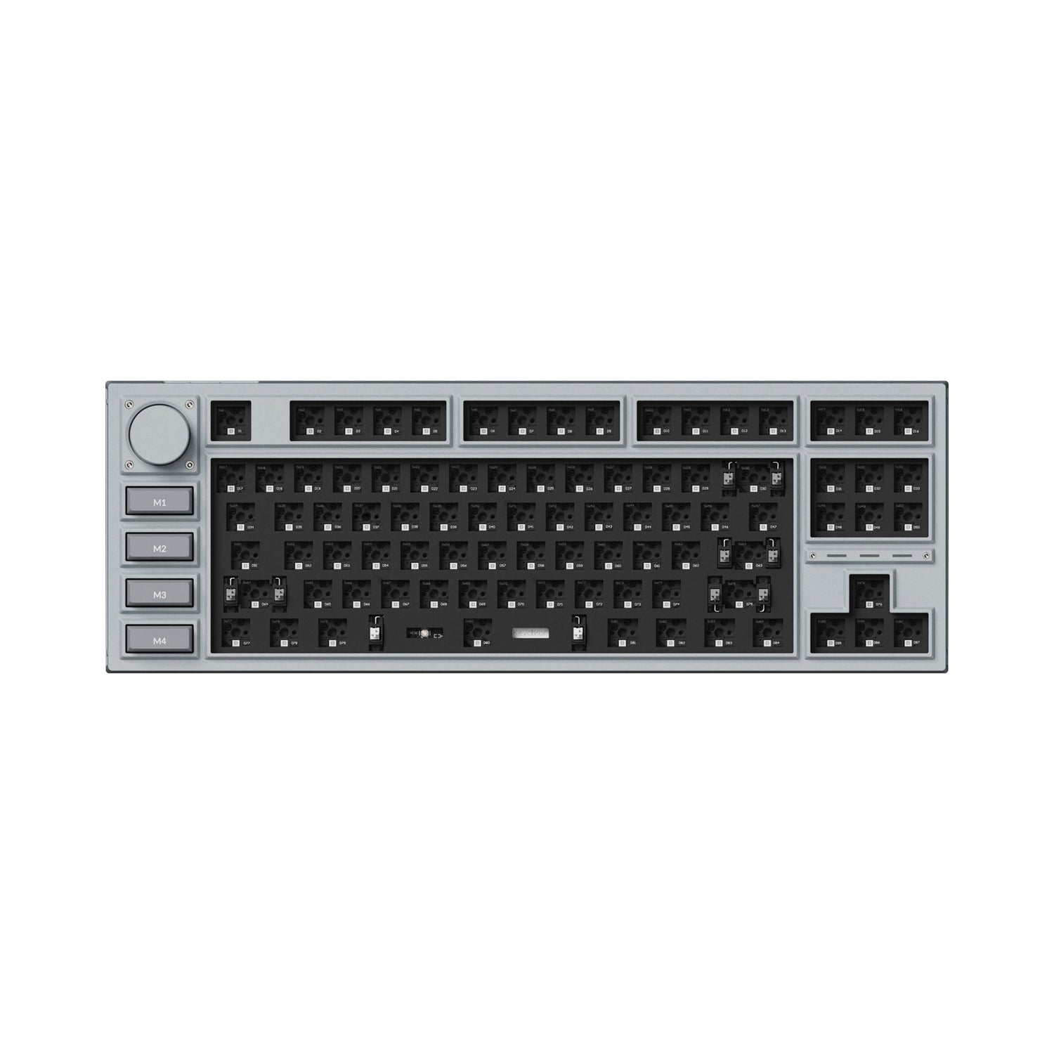 Teclado mecânico personalizado sem fio Keychron Q3 Pro QMK/VIA