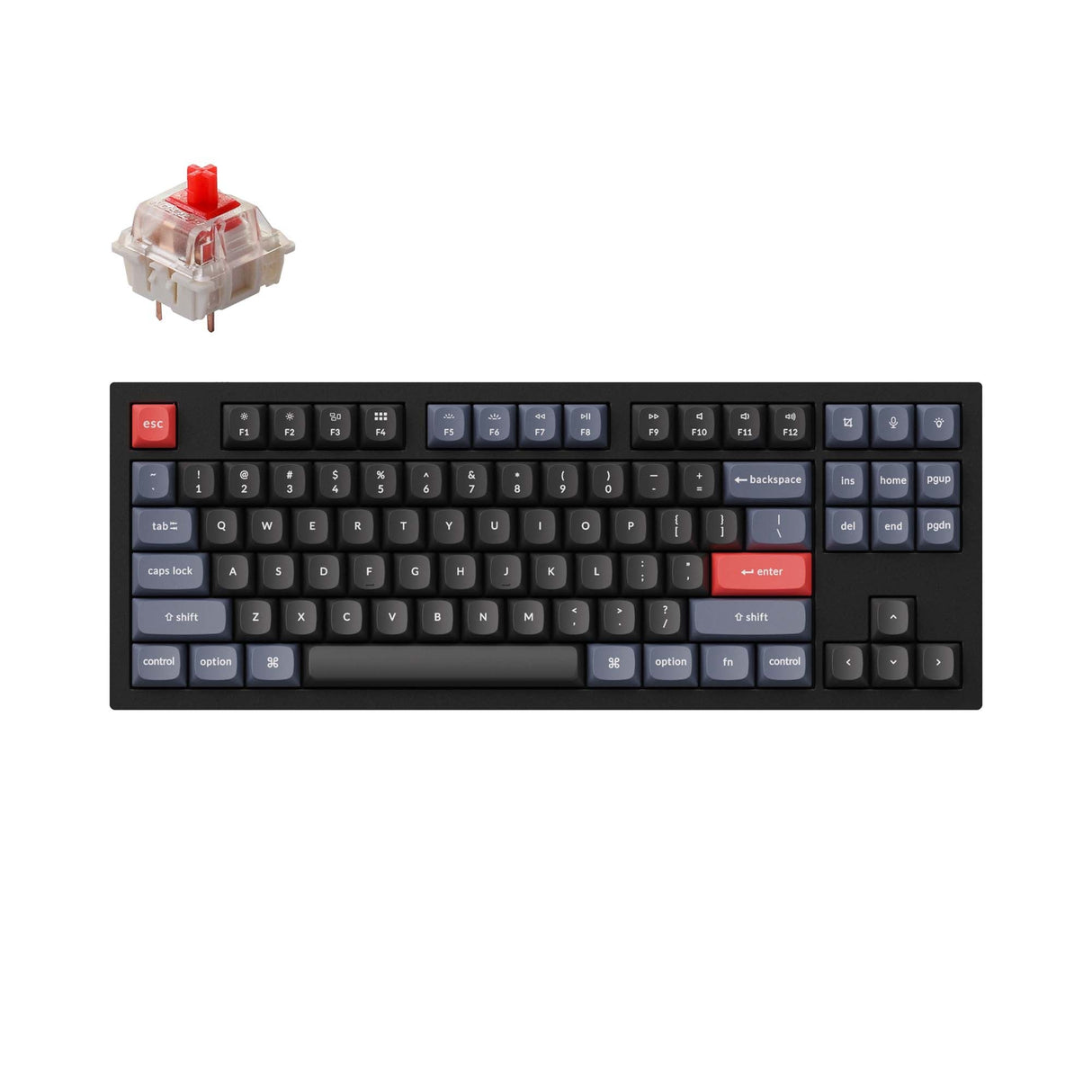 Teclado mecânico personalizado Keychron Q3 QMK