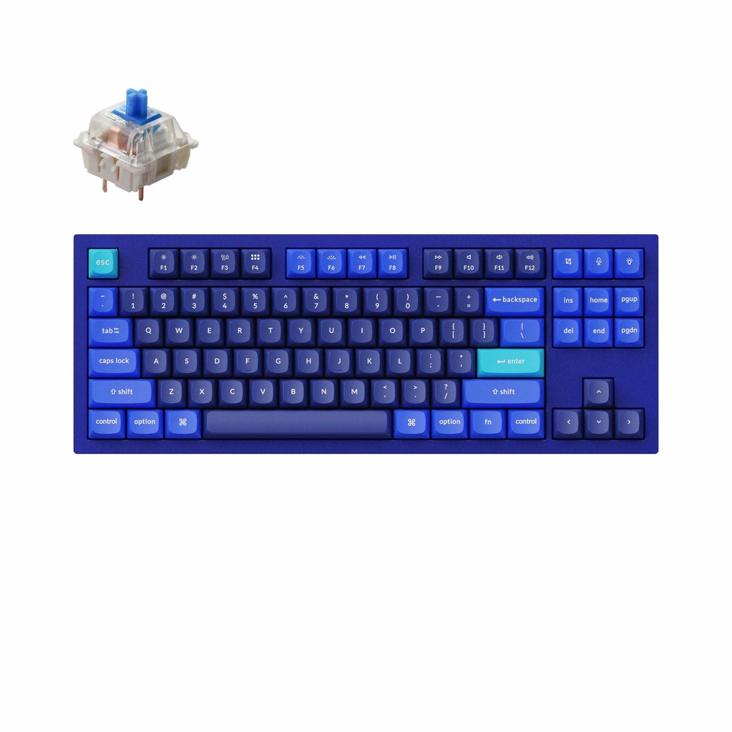 Teclado mecânico personalizado Keychron Q3 QMK
