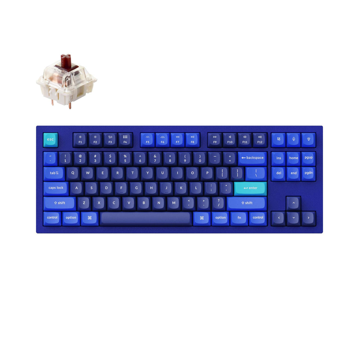 Teclado mecânico personalizado Keychron Q3 QMK