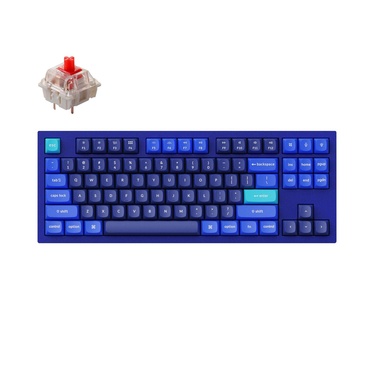 Teclado mecânico personalizado Keychron Q3 QMK